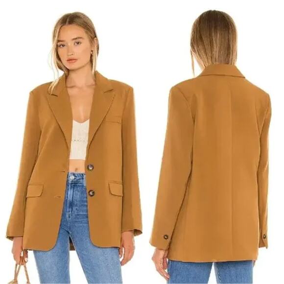 ASTR The Label Jackets & Blazers - ASTR The Label Boyfriend Blazer in Camel Medium